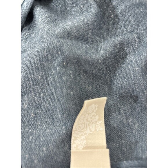 Soft Surroundings Long Sleeve Brinley Button Neck Top - Blue- Petite Small New - Picture 6 of 10